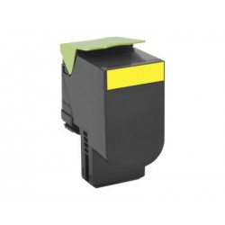 Lexmark 802HY - à rendement élevé - jaune - original - toner