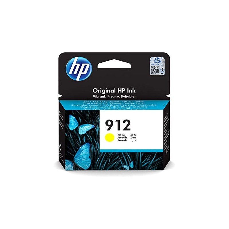 HP 912XL Pack de 4 Noir, Cyan, Magenta, Jaune (3YP34AE