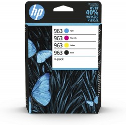 encre HP 963 Noir Pack de 4