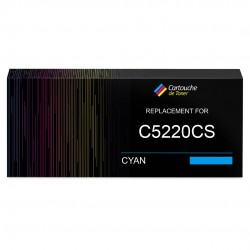 Cartouche de toner C5220CS Lexmark compatible Cyan