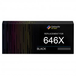Cartouche compatible HP 646X Noir
