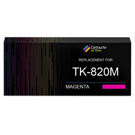 Cartouche imprimante compatible Kyocera TK-820M 1T02HPBEU0 Magenta