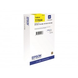 Epson T7554 - à rendement élevé - jaune - originale - cartouche d'encre