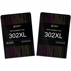 Pack de 2 cartouches d'encre noire/3 couleurs authentiques HP 302 - HP  Store France