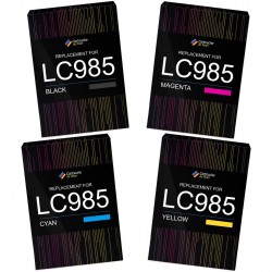 Pack de 4 cartouches de toner compatible LC985VALBP