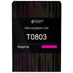 Cartouche encre compatible T0803 Magenta