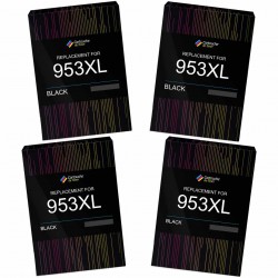 Pack de 4 HP 953XL cartouches d'encre compatibles