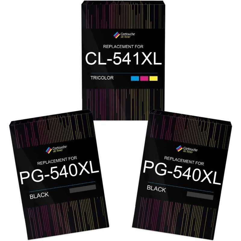 Cartouche d'encre PG-540XL noir Compatible pour Canon MG3650