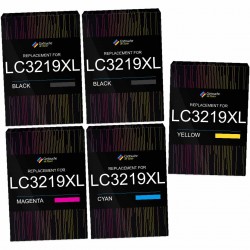 Pack de 5 Brother LC3219XL cartouches d'encre compatibles