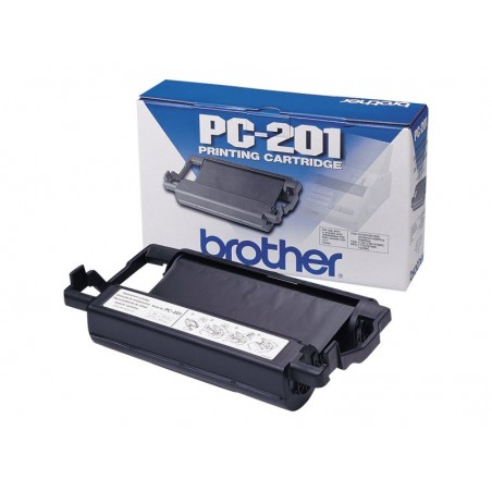 Brother PC201 - noire - original - ruban d'impression