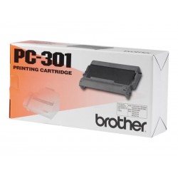 Brother PC301 - noire - original - ruban d'impression