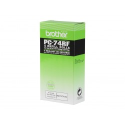 Brother PC74RF - Pack de 4 - noire - original - ruban d'impression